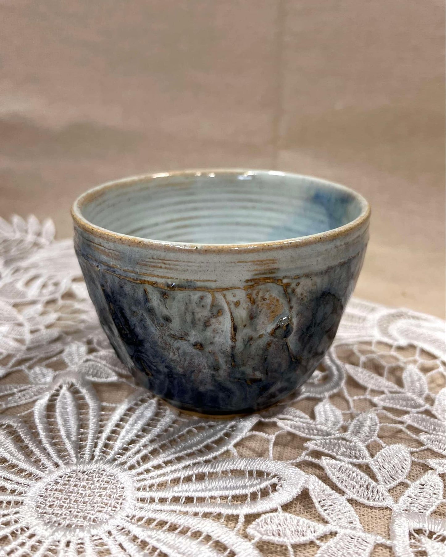 Bol à matcha Lueur Boréale - Bleu clair