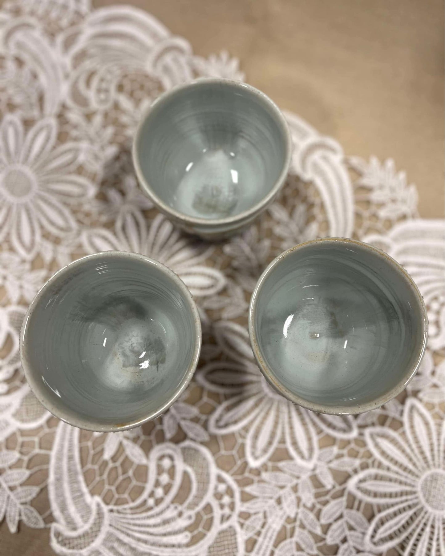 Bol à matcha Lueur Boréale - Bleu clair