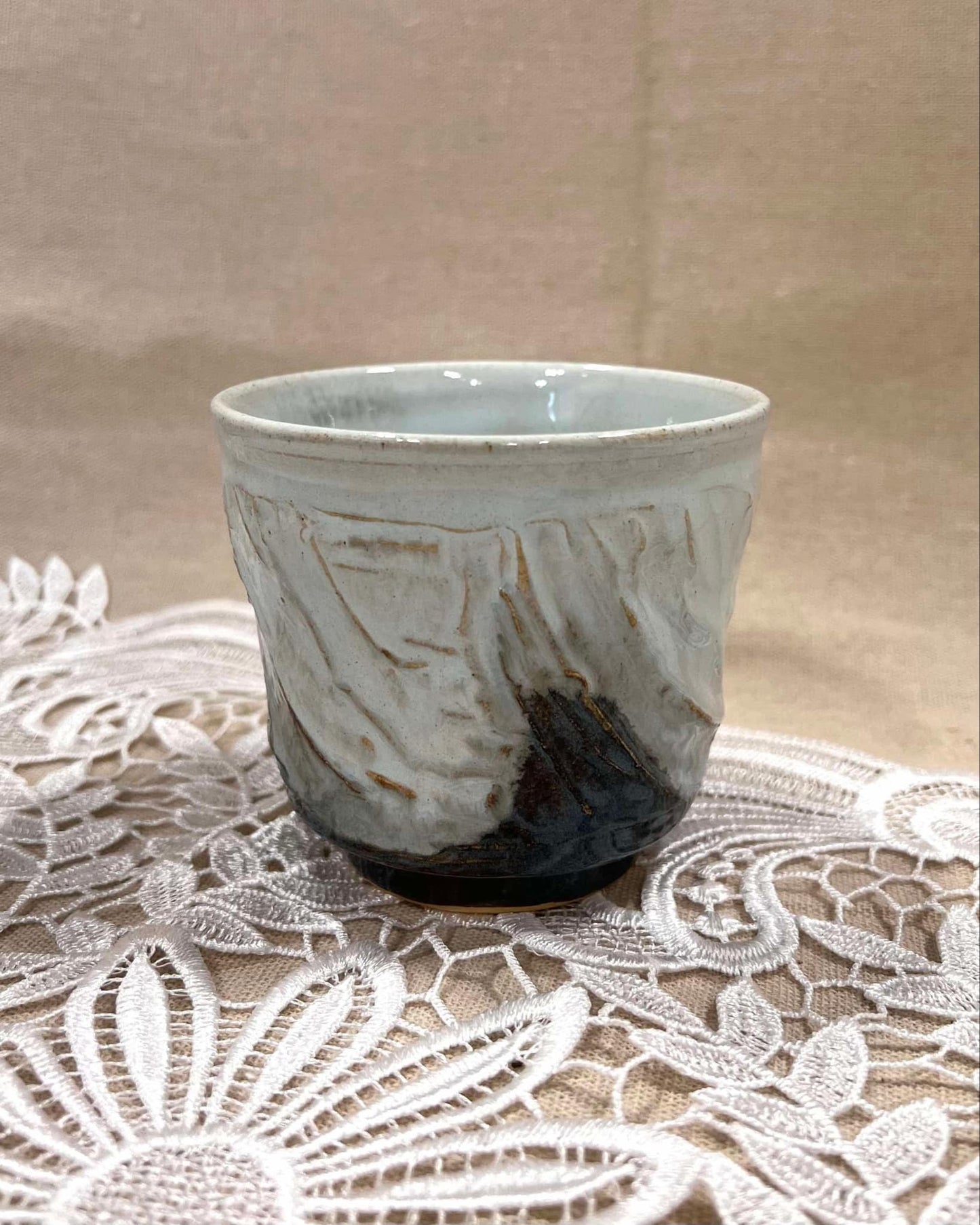 Bol à matcha Lueur Boréale - Bleu clair