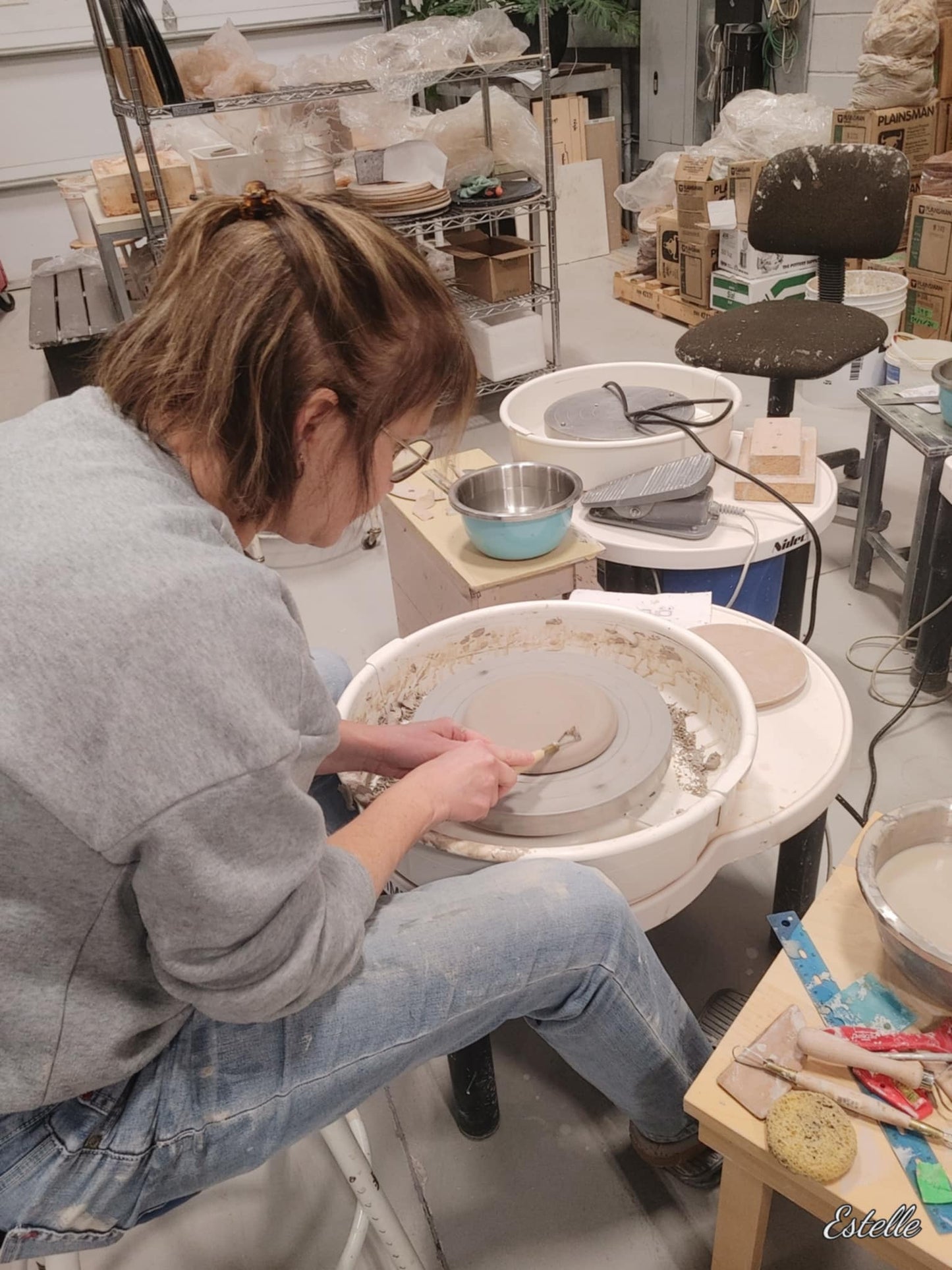 MERCREDI 2026 janvier 21 Débutant tournage de bols et gobelets et Intermédiaire, Mercredi soir de 18h à 21h.