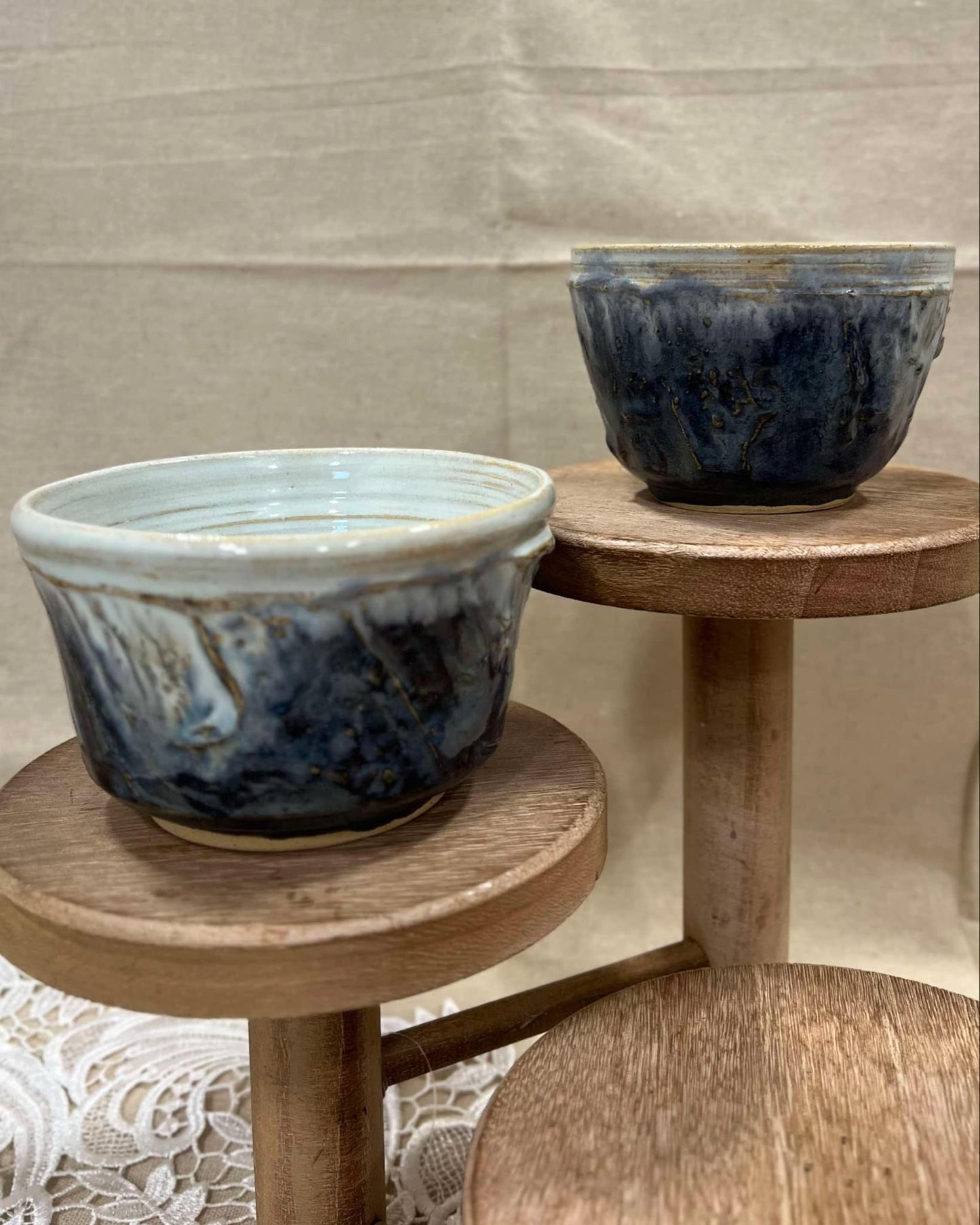 Bol à matcha Lueur Boréale - Bleu clair